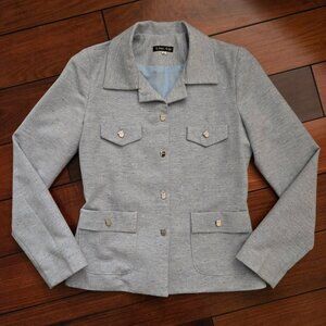 *NWOT* Line-Up Vintage Single Breasted Five Button Bal Collar Jacket SZ S Blue